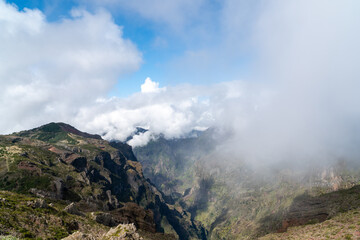 Pico Ariero on a cloudy day