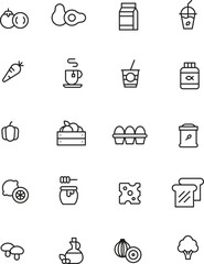 food icon set