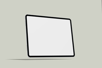 Realistic tablet mockup blank mockup