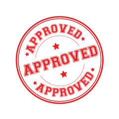 Company Approved Certified Certificate Stamp size Vector.