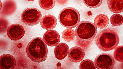 Toxoplasma gondii tachyzoites with crescent-shaped bodies and apical complex visible under a microscope