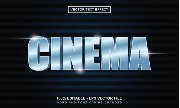 Cinema Text Style Effect