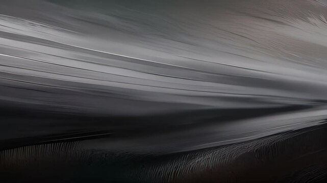 Paysage abstrait &eacute;volutif en peinture &agrave; l&rsquo;huile &ndash; Fond artistique fluide pour animation, d&eacute;cor, texture ou motion design