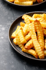 Homemade Crinkle Cut French Fries