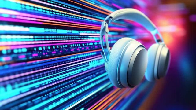 Headphones over Digital Data Stream