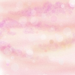 Soft Pink Bokeh Watercolor Background – Pastel Texture, A soft pink abstract background featuring pastel watercolor textures and dreamy bokeh light effects. Ideal for wedding invitations, baby shower 