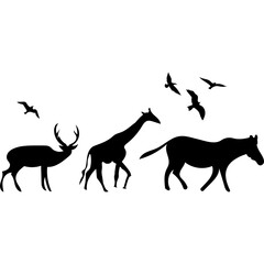 Wildlife Animal Silhouette