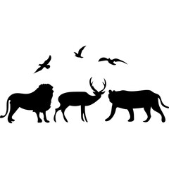 Wildlife Animal Silhouette