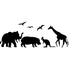 Wildlife Animal Silhouette