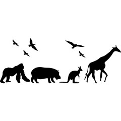 Wildlife Animal Silhouette
