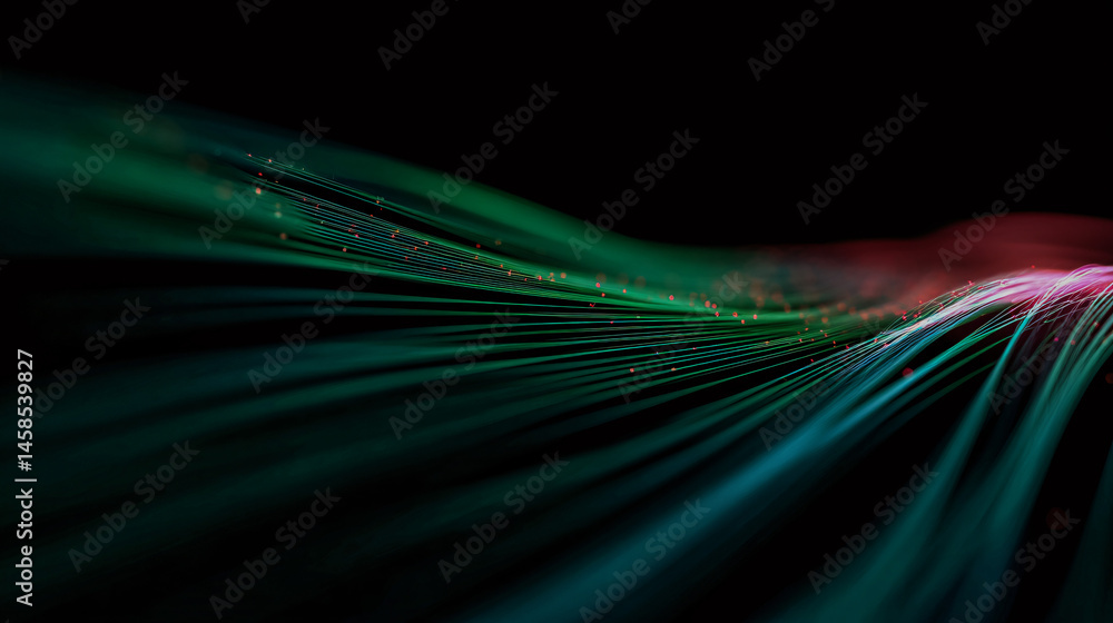 Poster precis screen backdrop of dynamic flowing tune