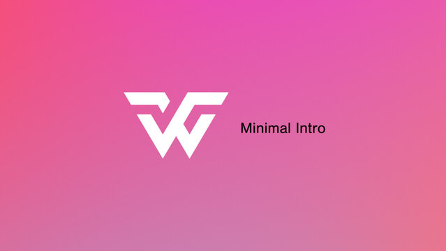 Minimal Elegant Intro Horizontal Logo Reveal MOGRT 160