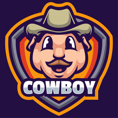 Cowboy Mascot Logo