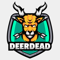 Deer Mascot Logo
