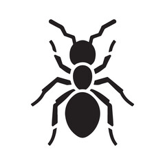 ant vector silhouette clip art logo illustration
