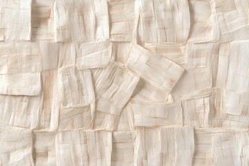 Creamy, textured, stacked squares