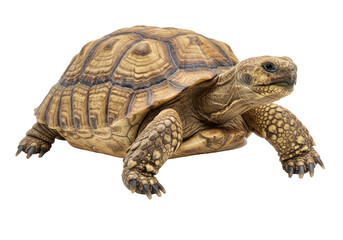 Obraz premium Close-Up Of A Detailed Turtle Shell On A Transparent Background
