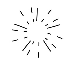 Doodle Sketch Starburst 
