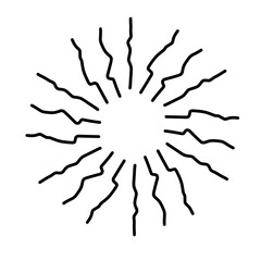 Doodle Sketch Starburst 