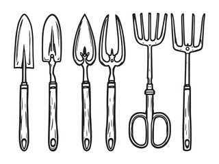 Edging Tool Garden Line Art Set