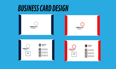 Minimalist Business Card Template editable Clean and Professional Business Card Template.