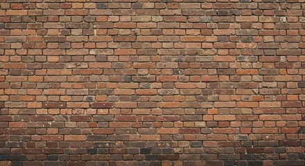 Obraz premium Worn Textured Brick Wall with Earthy Tones and Rustic Look Generative AI