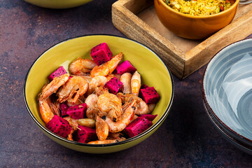 Fried butter garlic shrimp.