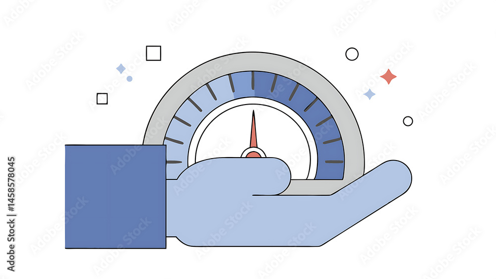 Aufkleber kpi key performance indicator success benchmark or measuring goal achievement metric or comparison s