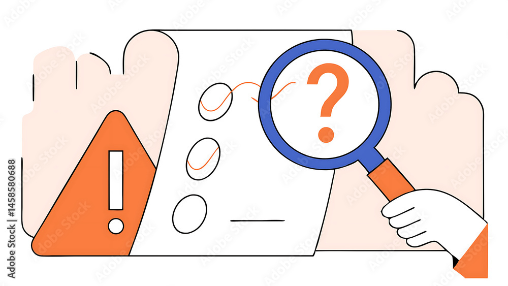 Aufkleber problem analysis or problem management analyze or investigate for root cause or incident finding sol