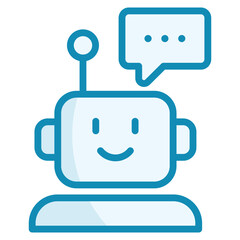 Obraz premium Chatbot Icon