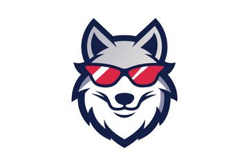 Cool Wolf Mascot Logo Design