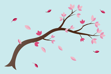 Naklejka premium cherry blossom tree