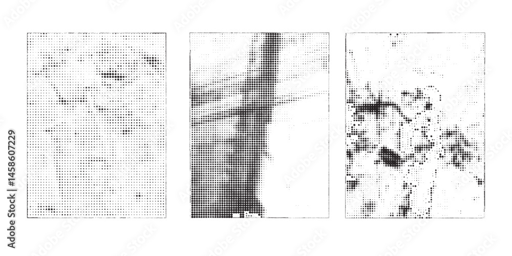 Leinwandbilder grunge urban backgrounds set.texture vector.dust overlay distress grain ,simply place illustration o