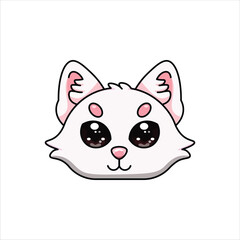 Fierce Colored Wolf Head Icon