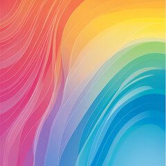 Colorful abstract waves digital art vibrant background creative environment dynamic viewpoint