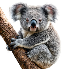 Obraz premium Koala on transparent background 