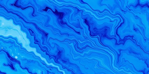 Fototapeta premium Abstract swirling blue watercolor marble texture, vibrant ink colors , image, mystical