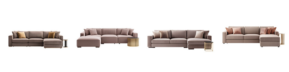 Elegant modern sectional sofas for contemporary living rooms