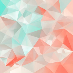 Fototapeta premium Abstract geometric shapes art design digital artwork colorful background modern aesthetic vibrant viewpoint