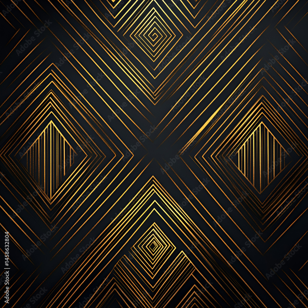 Poster dynamic geometric patterns digital design abstract art modern aesthetic top-down view visual inspira