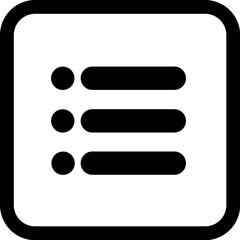 Ícones de Menu Minimalistas em Estilo Flat – UI/UX, Web e Mobile, perfeitos para interfaces de usuário (UI/UX), design de aplicativos mobile, web - Minimalist Menu Icons in Flat Style – UI/UX, Web