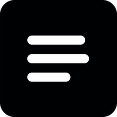 Obraz premium Ícones de Menu Minimalistas em Estilo Flat – UI/UX, Web e Mobile, perfeitos para interfaces de usuário (UI/UX), design de aplicativos mobile, web - Minimalist Menu Icons in Flat Style – UI/UX, Web