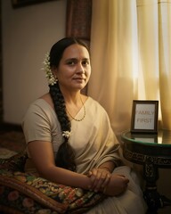 Portrait of Traditional Indian woman