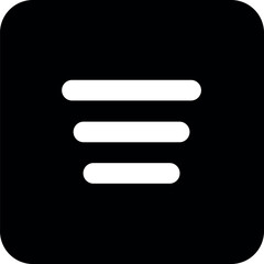 Obraz premium Ícones de Menu Minimalistas em Estilo Flat – UI/UX, Web e Mobile, perfeitos para interfaces de usuário (UI/UX), design de aplicativos mobile, web - Minimalist Menu Icons in Flat Style – UI/UX, Web