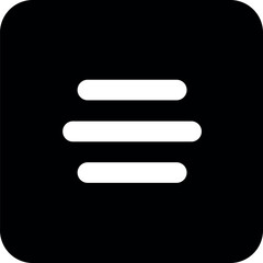 Obraz premium Ícones de Menu Minimalistas em Estilo Flat – UI/UX, Web e Mobile, perfeitos para interfaces de usuário (UI/UX), design de aplicativos mobile, web - Minimalist Menu Icons in Flat Style – UI/UX, Web