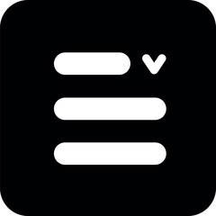 Ícones de Menu Minimalistas em Estilo Flat – UI/UX, Web e Mobile, perfeitos para interfaces de usuário (UI/UX), design de aplicativos mobile, web - Minimalist Menu Icons in Flat Style – UI/UX, Web