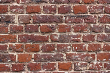 Un mur de briques à Bruxelles