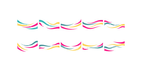 Business Wave Border