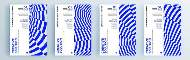 Modern abstract covers set, minimal covers design. Colorful geometric background, vector illustration.