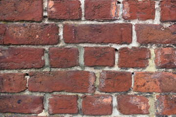 Un mur de briques à Bruxelles